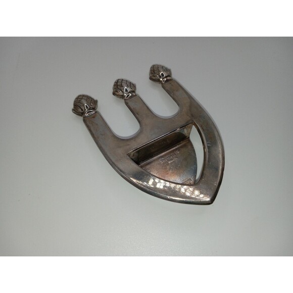 5/$25 Sheffield Silverplate Book Mark Swingers Pineapples Readed 3" Bookmark - Picture 2 of 7